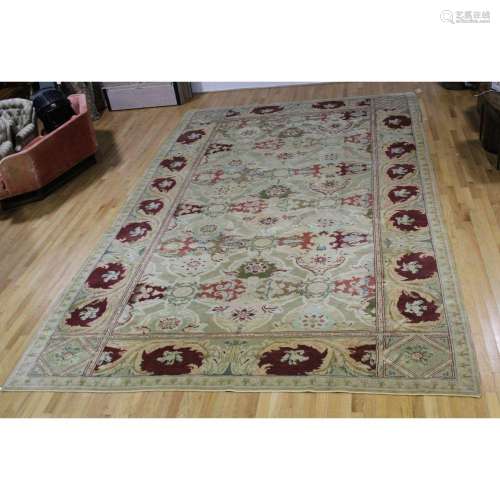 Vintage And Finely Hand Woven Carpet.