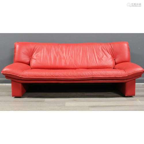 FLEP S.p.A. BITONTO Italian Leather Sofa