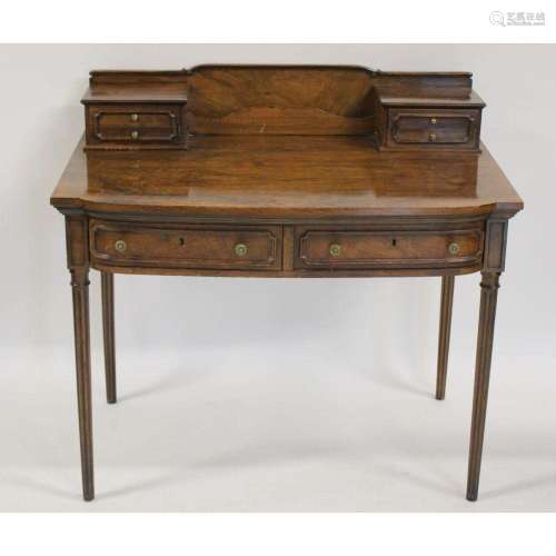 Antique Rosewood Carlton Style Desk.