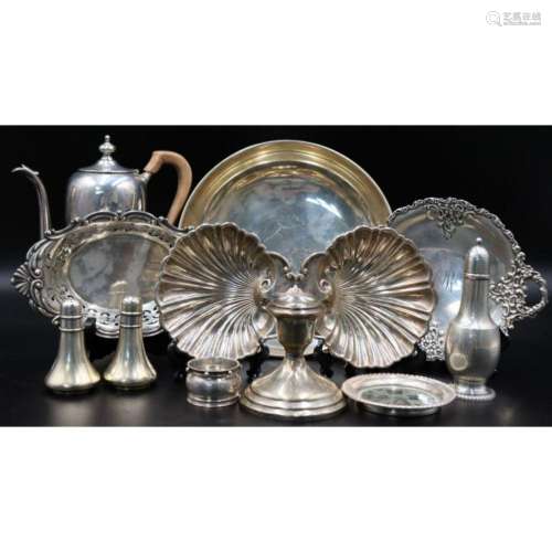 STERLING. Grouping of Sterling Hollowware.