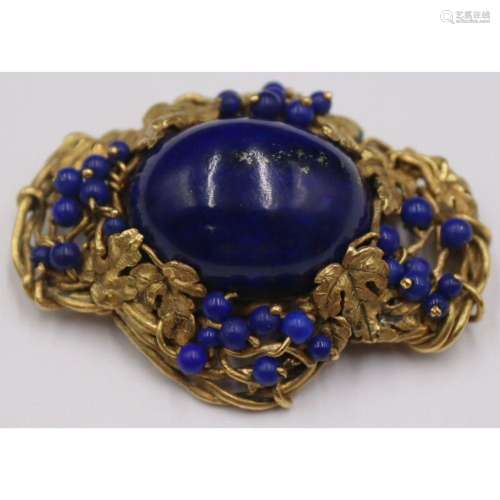 JEWELRY. Tiffany & Co. 18kt Gold and Lapis Lazulis