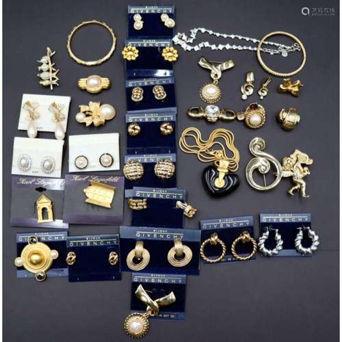 JEWELRY. Assorted Bijoux Givenchy Costume Jewelry.