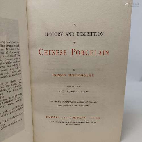 Monkhouse (Cosmo), Chinese Porcelain, first edition 1901, ed...