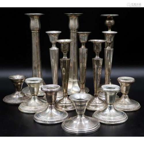 STERLING. (14) Sterling Weighted Candlesticks.