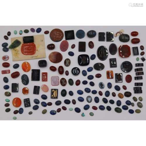 JEWELRY. (137) Assorted Intaglios and Scarabs.