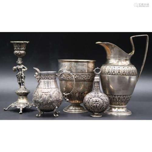 SILVER. Antique Decorative Silver Objects d Art.