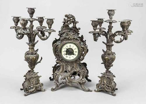 Clock set, 3 pieces, France 2n