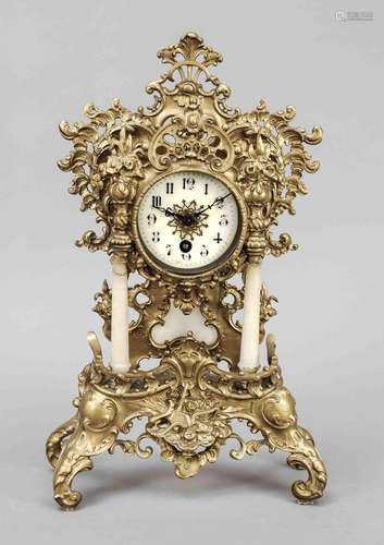 Fireplace clock around 1900, b