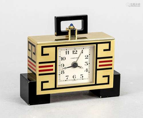 CARTIER table clock alarm cloc