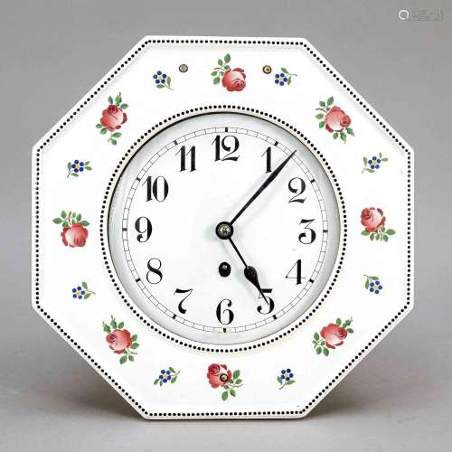 Kitchen clock c. 1920, white w