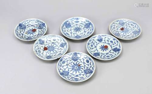 Six plates, China, Qing dynast