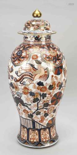 A large Imari vase, Japan, Mei
