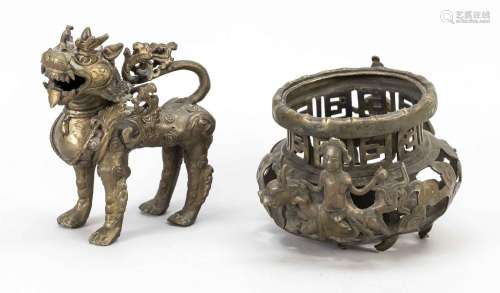 2 Brass Bronzes, Nepal and Chi
