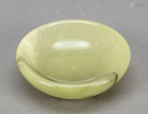 Small jadeite bowl, China, hig
