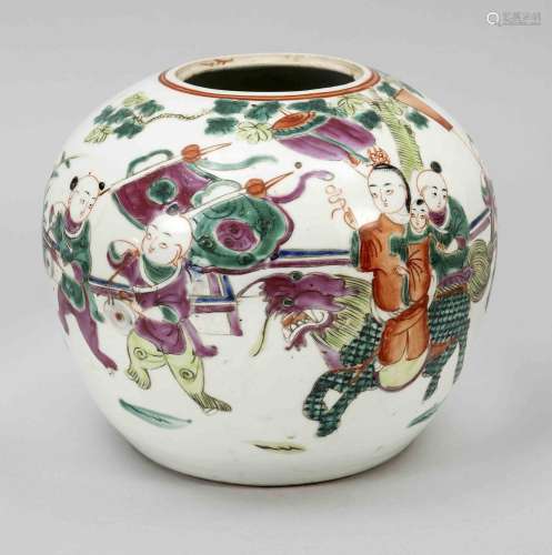 Shoulder pot, China, Qing dyna