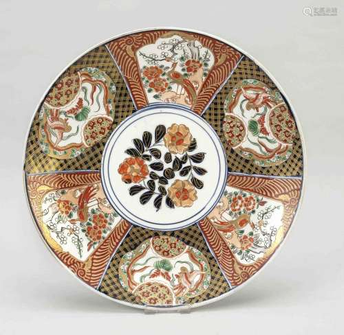 Imari plate with phoenixes(jap