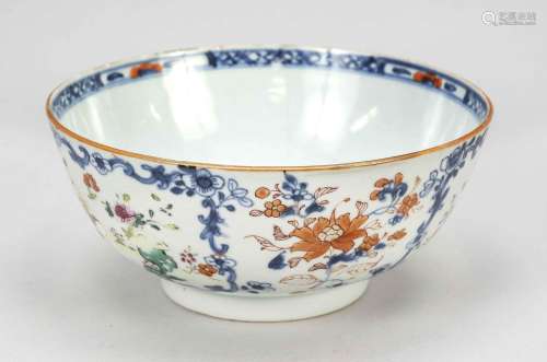 Large wucai bowl Qianlong, Chi