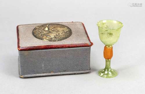 Historical jade goblet, German