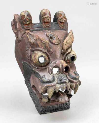 Mask of the god of death Yama,