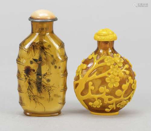 2 Snuffbottles, China, c. 1900