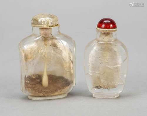 2 Snuffbottles, China, c. 1900