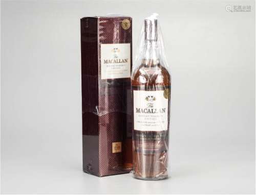 首版苏格兰麦卡伦1824经典大师风华单一麦芽威士忌42.8度