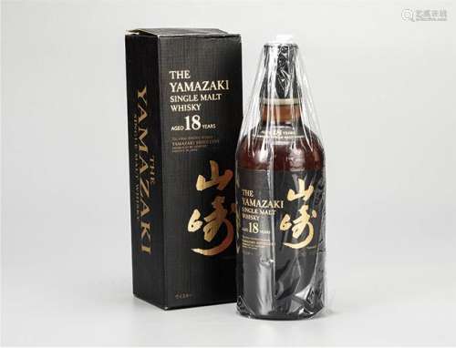 旧版日本山崎18年单一麦芽特级威士忌43度