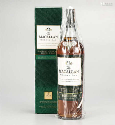 首版苏格兰麦卡伦1824经典精选雪莉桶单一麦芽威士忌40度