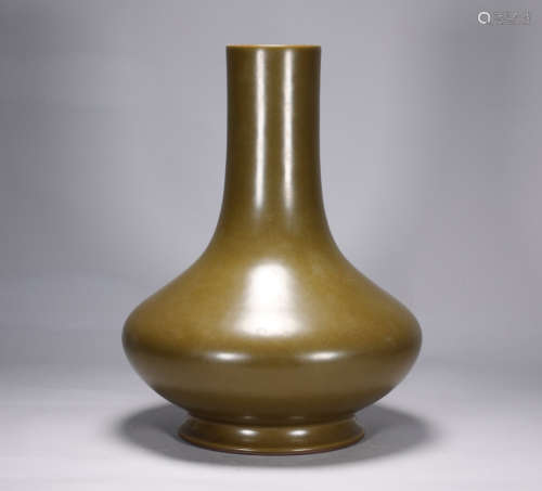 Qing Dynasty Daoguang tea foam glaze celestial bottle