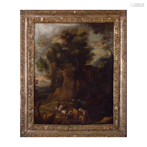Pittore napoletano del XVIII secolo, Paesaggio laziale