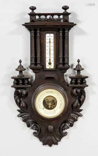 Large wall barometer, end of 19th c