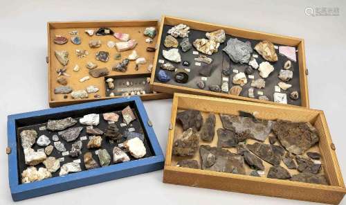 Extensive collection of minerals an