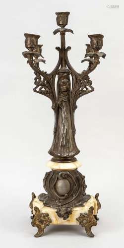 Art Nouveau candlestick, probably F