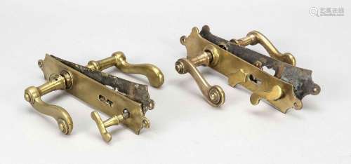 Two handle sets, early 20th century