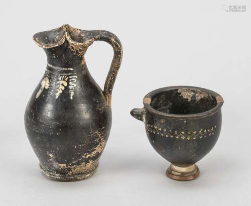 2 Greek ceramic objects, so-called