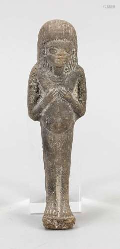 Clay figure Uschebeti, Egypt 1st/2n