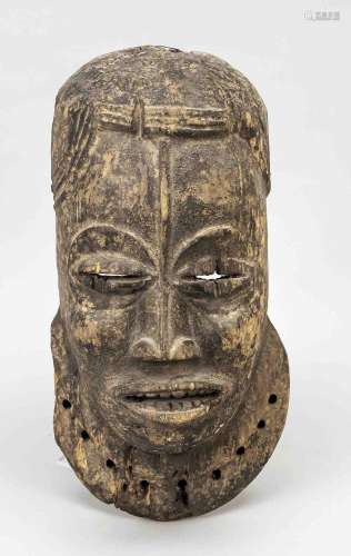 African cult mask, wood, use-relate