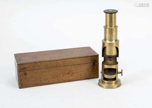 Small travelling microscope or drum