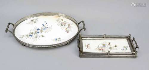 2 trays, end of the 19th century, c