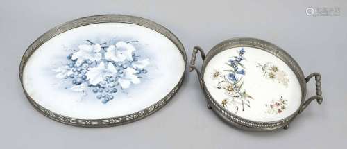 2 trays, end of the 19th century, c