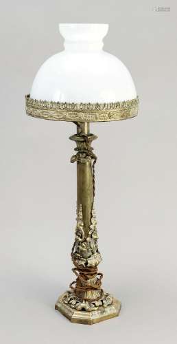 Table lamp, 19th/20th c., Marriage,