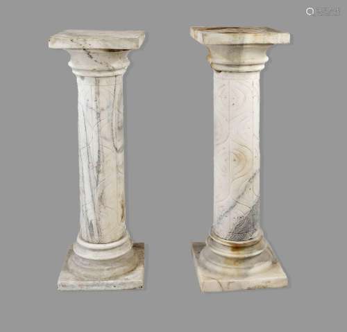 Pair of flower columns / palm posta