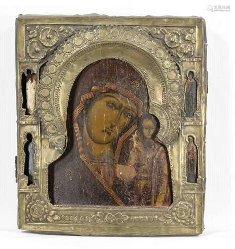 Russian icon of Our Lady with Child
