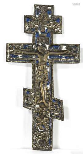 Russian crucifix, Staurothek, 19th