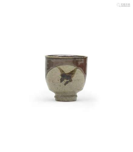 HAMADA SHOJI (1894-1978) A Stoneware Tea Bowl Showa era (192...