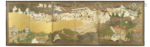 ANONYMOUS, MACHI-ESHI STYLE Edo period (1615-1868), mid/late...