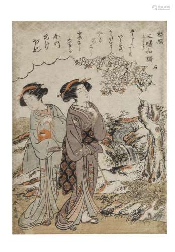 KATSUKAWA SHUNSHO (1726-1792) Edo period (1615-1868), circa ...