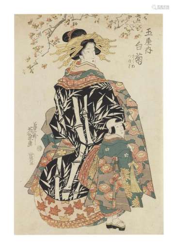 KIKUKAWA EISEN (1790-1848) AND TEISAI SENCHO (ACTIVE CIRCA.1...