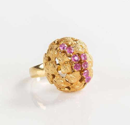 18K Gold & Ruby Ring