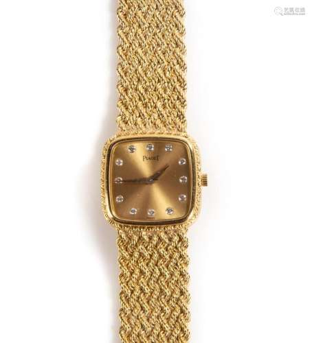 Lady s Piaget 18K Gold & Diamond Watch